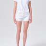 Agolde Parker Vintage Cut Off Short in Marshmallow
