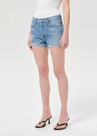 Agolde Parker Vintage Cut Off Short In Post