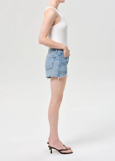 Agolde Parker Vintage Cut Off Short In Post