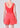 Agolde Tora Bodysuit in Vermillion Red