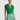 Alice + Olivia Andi Cashmere Polo Top in Green Apple