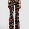 Alice + Olivia Andrew Printed Pant in Floral Radiance