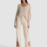 Alice + Olivia Beautiful Vegan Patchwork Jean in Off White Multi