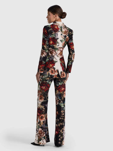 Alice + Olivia Breann Fitted Blazer in Floral Radiance