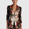 Alice + Olivia Breann Fitted Blazer in Floral Radiance