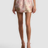 Alice + Olivia Ella Drop Waist Skirt in English Rose Toile