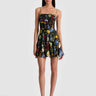 Alice + Olivia Ginny Mini Dress in Social Hour Black