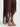 Alice + Olivia Harmony Asymmetrical Fringe Maxi Dress in Dark Chocolate