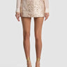 Alice + Olivia Rubi MIni Skirt in Gold