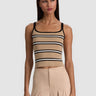 Alice + Olivia Shana Tank in Beach Day Stripe