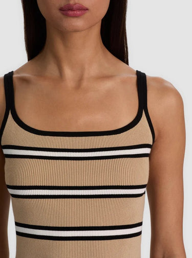 Alice + Olivia Shana Tank in Beach Day Stripe
