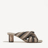 Amambaih Gilda Mule Heel in Sand - Estilo Boutique