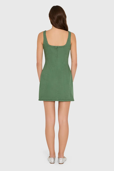 Amanda Uprichard Aiden Dress in Olive