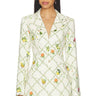 Amanda Uprichard Alana Jacket in Trellis