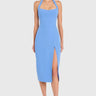 Amanda Uprichard Antonella Midi Dress in Atlantic
