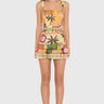 Amanda Uprichard April Romper in Palm Springs Print