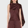 Amanda Uprichard Artemis Top in Tobacco