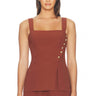 Amanda Uprichard Bernice Top in Harvest