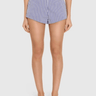 Amanda Uprichard Cara Shorts in Blue Ivory