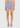 Amanda Uprichard Cara Shorts in Blue Ivory