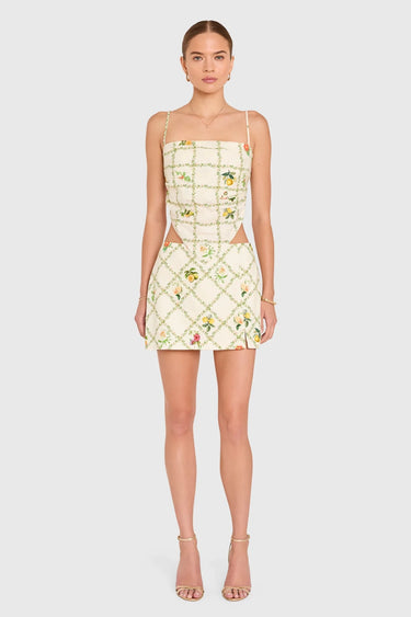 Amanda Uprichard Dale Skort in Trellis