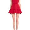 Amanda Uprichard Danner Skort Romper in Carnelian