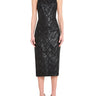 Amanda Uprichard Donahue Midi Dress in Black