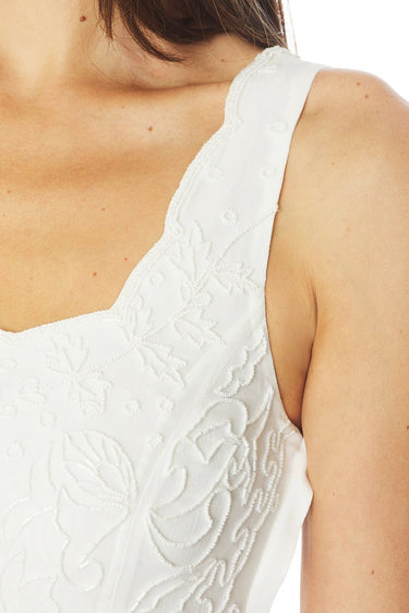 Amanda Uprichard Elisha Top in White