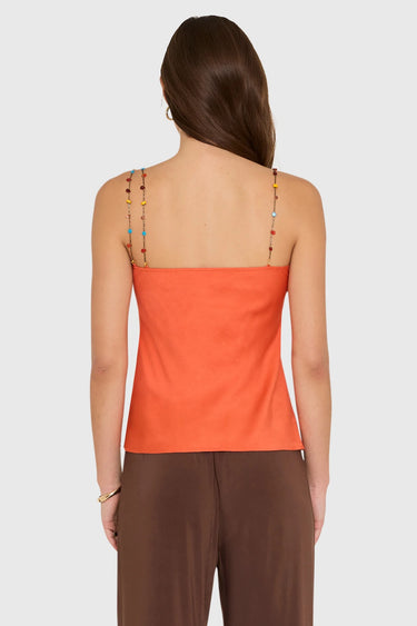 Amanda Uprichard Eros Top in Pomelo