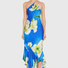 Amanda Uprichard Gabriella Midi Dress in Mallorca Print