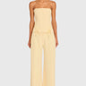 Amanda Uprichard Hathway Top in Cornsilk