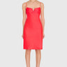Amanda Uprichard Ira Dress in Crimson
