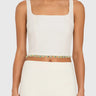 Amanda Uprichard Jace Top in Ivory