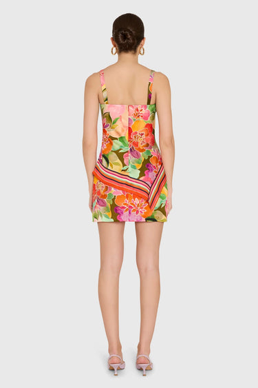 Amanda Uprichard Keyshia Dress in Dominica Scarf Print