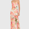 Amanda Uprichard Leo Maxi Dress in Hibiscus