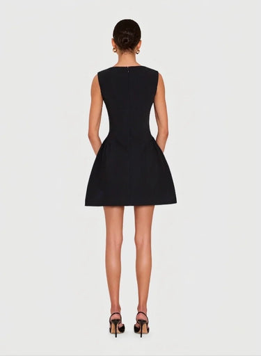 Amanda Uprichard Leora Dress in Black