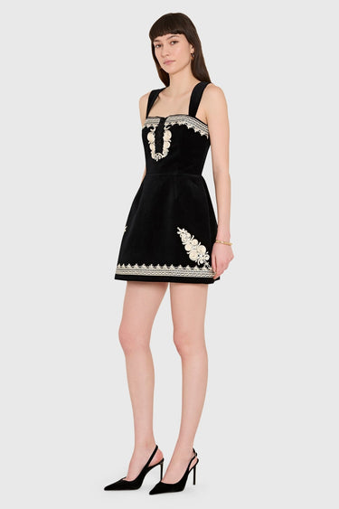 Amanda Uprichard Lottie Dress in Black