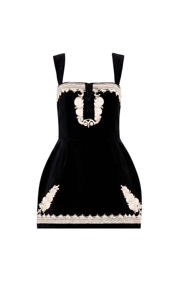 Amanda Uprichard Lottie Dress in Black