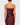 Amanda Uprichard Maci Top in Oxblood