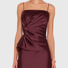 Amanda Uprichard Maci Top in Oxblood