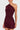 Amanda Uprichard Mia Dress in Aubergine