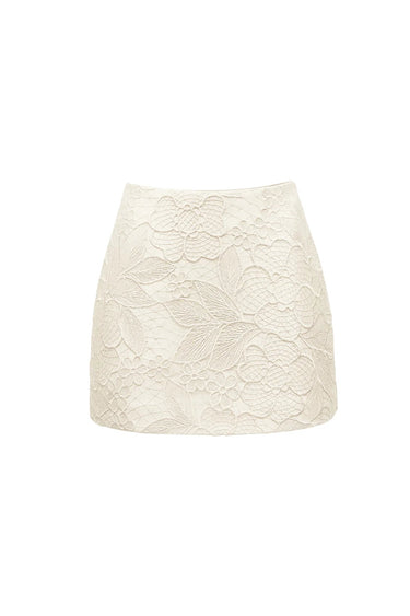 Amanda Uprichard Miles Skort in Chalk