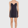 Amanda Uprichard Olivette Dress in Navy Ivory