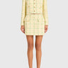 Amanda Uprichard Perth Skirt in Yellow - Estilo Boutique