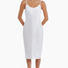 Amanda Uprichard Rocco Midi Dress in White Wash - Estilo Boutique