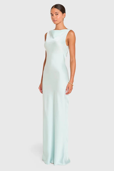 Amanda Uprichard Roslyn Gown in Celadon