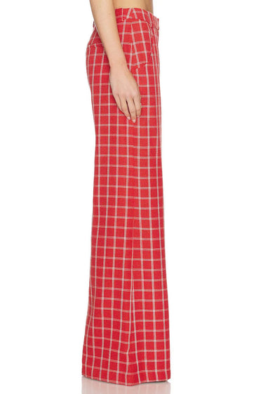 Amanda Uprichard Saddler Pants in Red