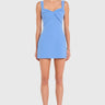 Amanda Uprichard Soho Romper in Atlantic