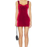 Amanda Uprichard Soho Romper in Carnelian