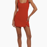 Amanda Uprichard Valetta Romper in Ruby - Estilo Boutique